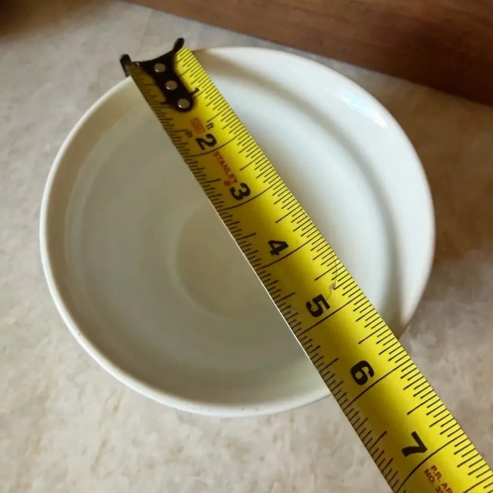 Pottery Barn Dujour white coupe bowls x6